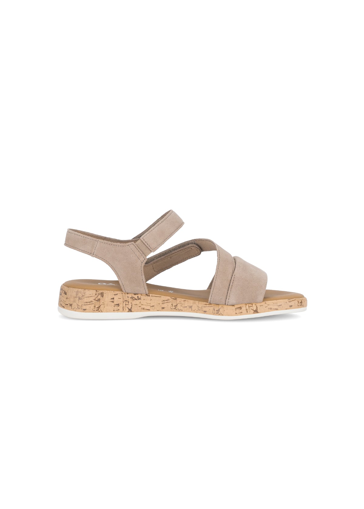 Sandals - beige leather straps
