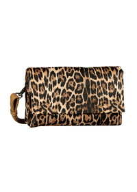 Naisten pieni olkalaukku - Salida, ruskea leopardikuvio