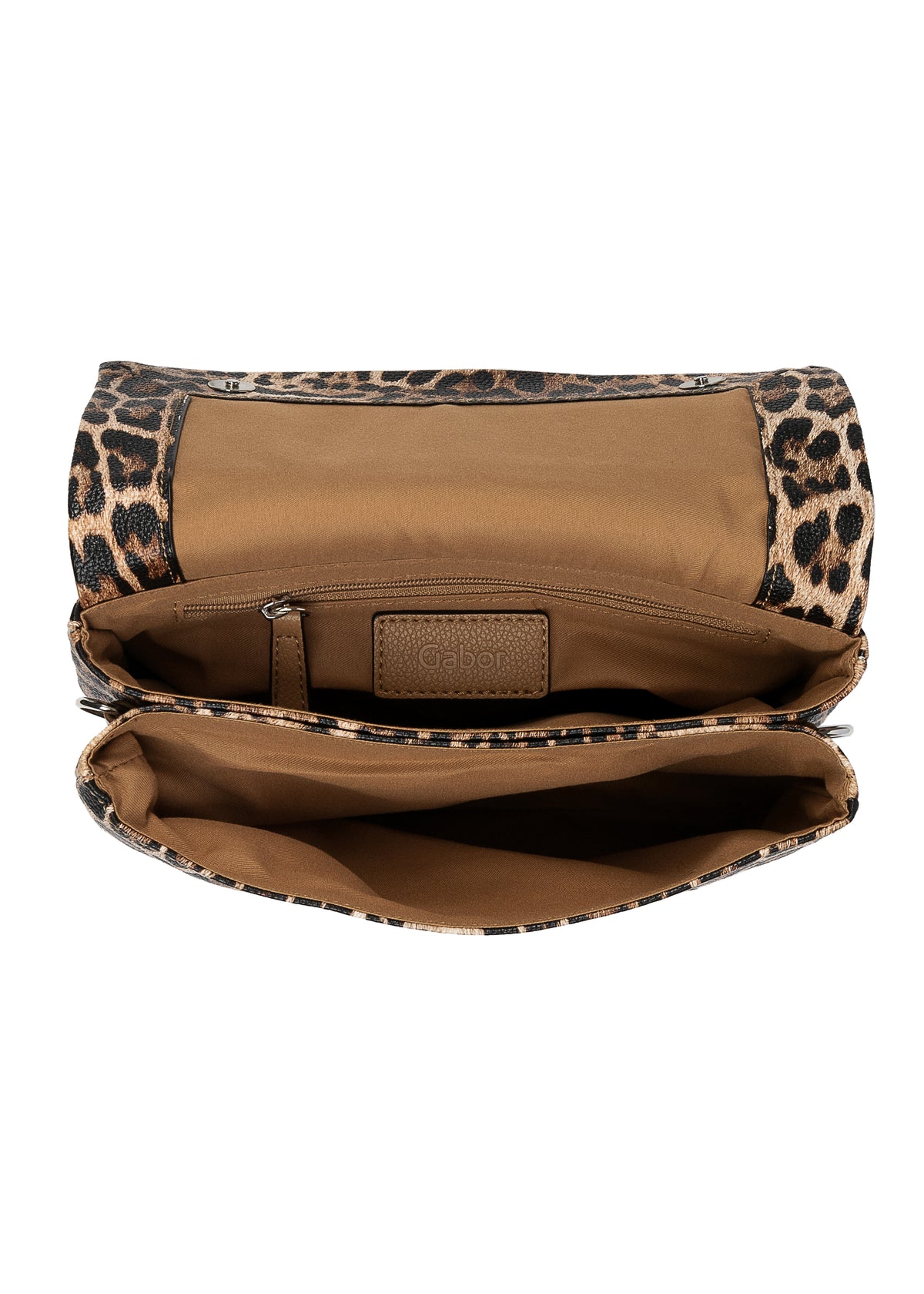 Naisten pieni olkalaukku - Salida, ruskea leopardikuvio