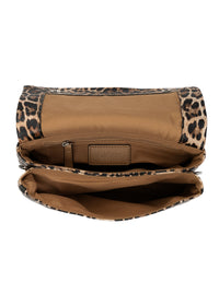 Naisten pieni olkalaukku - Salida, ruskea leopardikuvio
