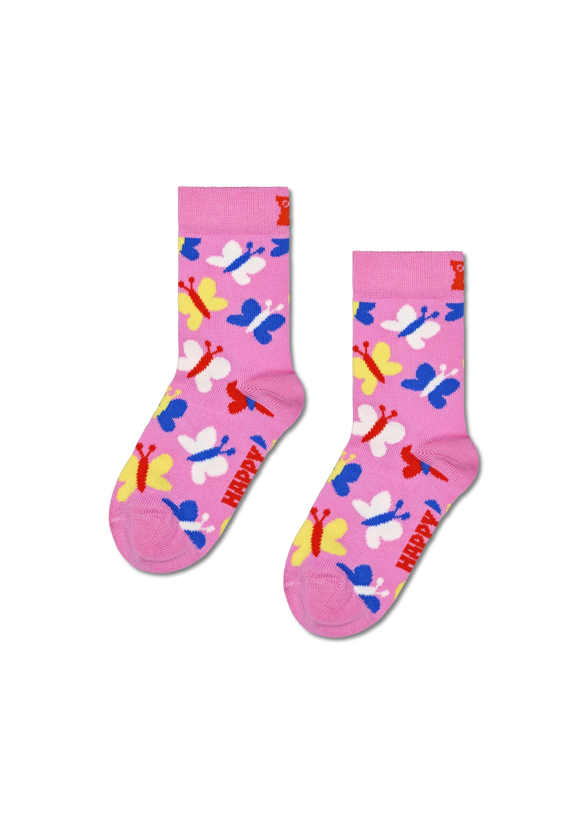 Children's socks - Butterfly Pink