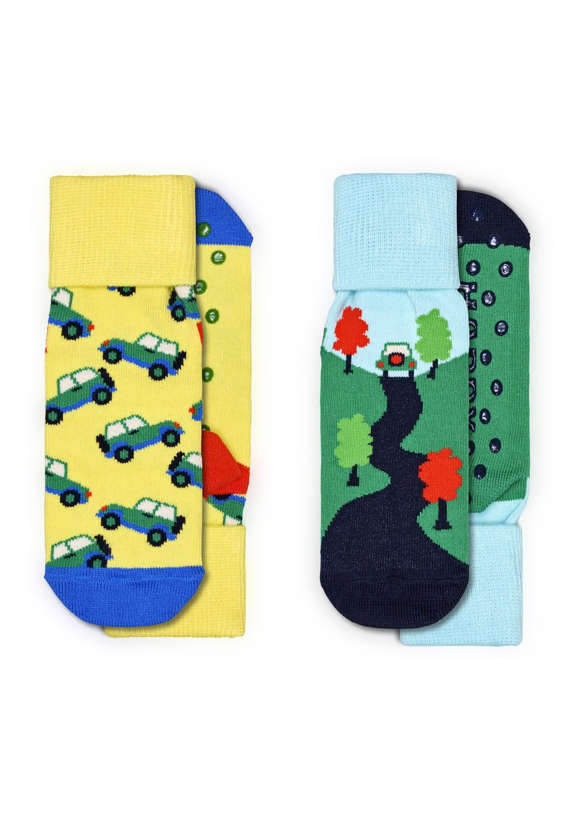 Children's brake socks - Anti Slip, Into the Wild, cars, double pack