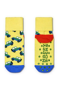 Children's brake socks - Anti Slip, Into the Wild, cars, double pack