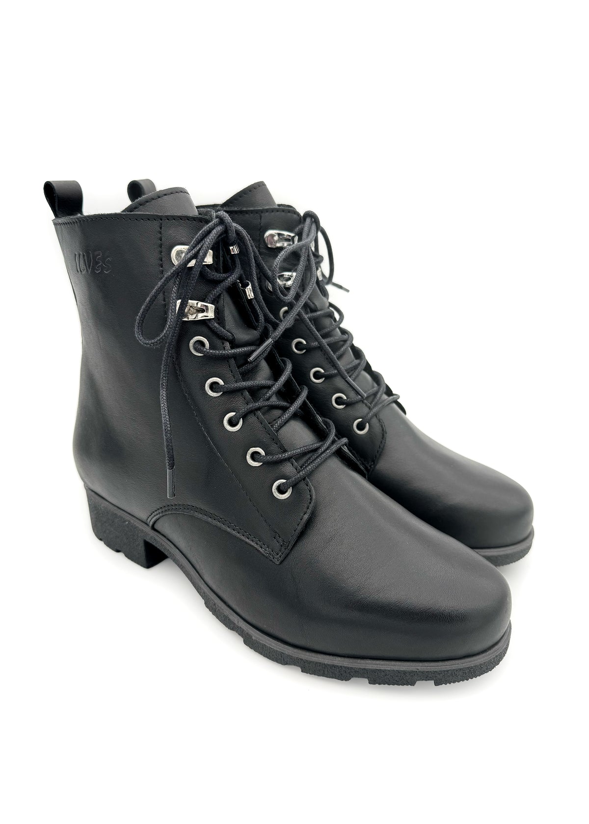 Maiharit - musta nahka, leveä lesti