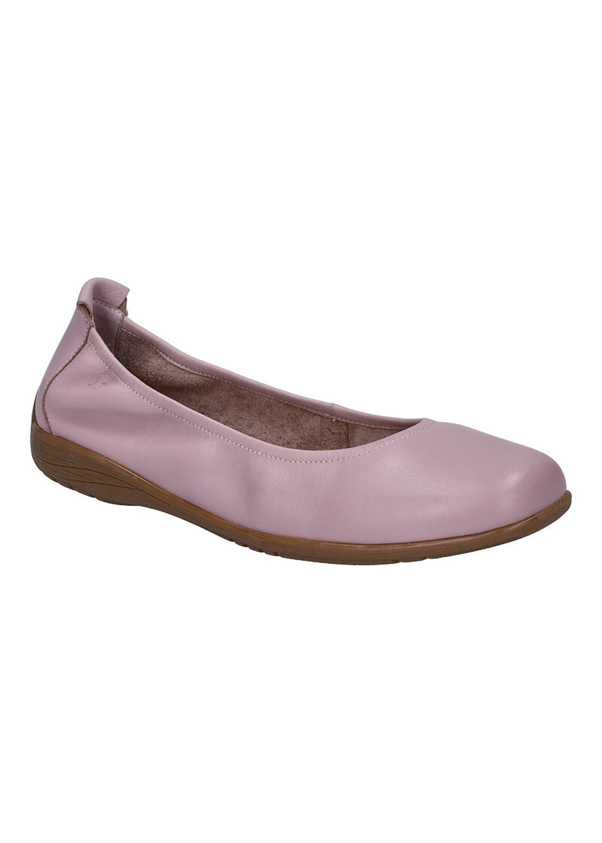 Ballerina shoes - purple leather, Fenja 01