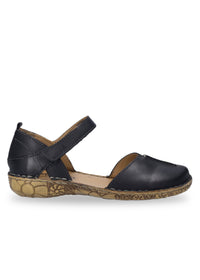 Sandaler med stängd tå - svart läder, Rosalie
