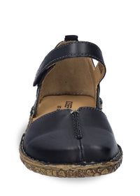 Sandaler med stängd tå - svart läder, Rosalie