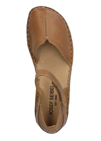 Closed-toe sandals - brown leather, Rosalie