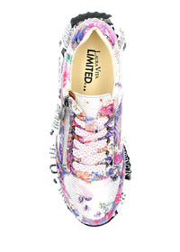 Sneakers with chunky sole - multicolor pattern in purple hue, Burton