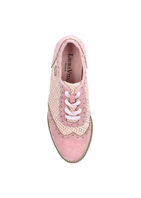 Walking shoes - Ibcihalo 18, rose-toned fabric and leather