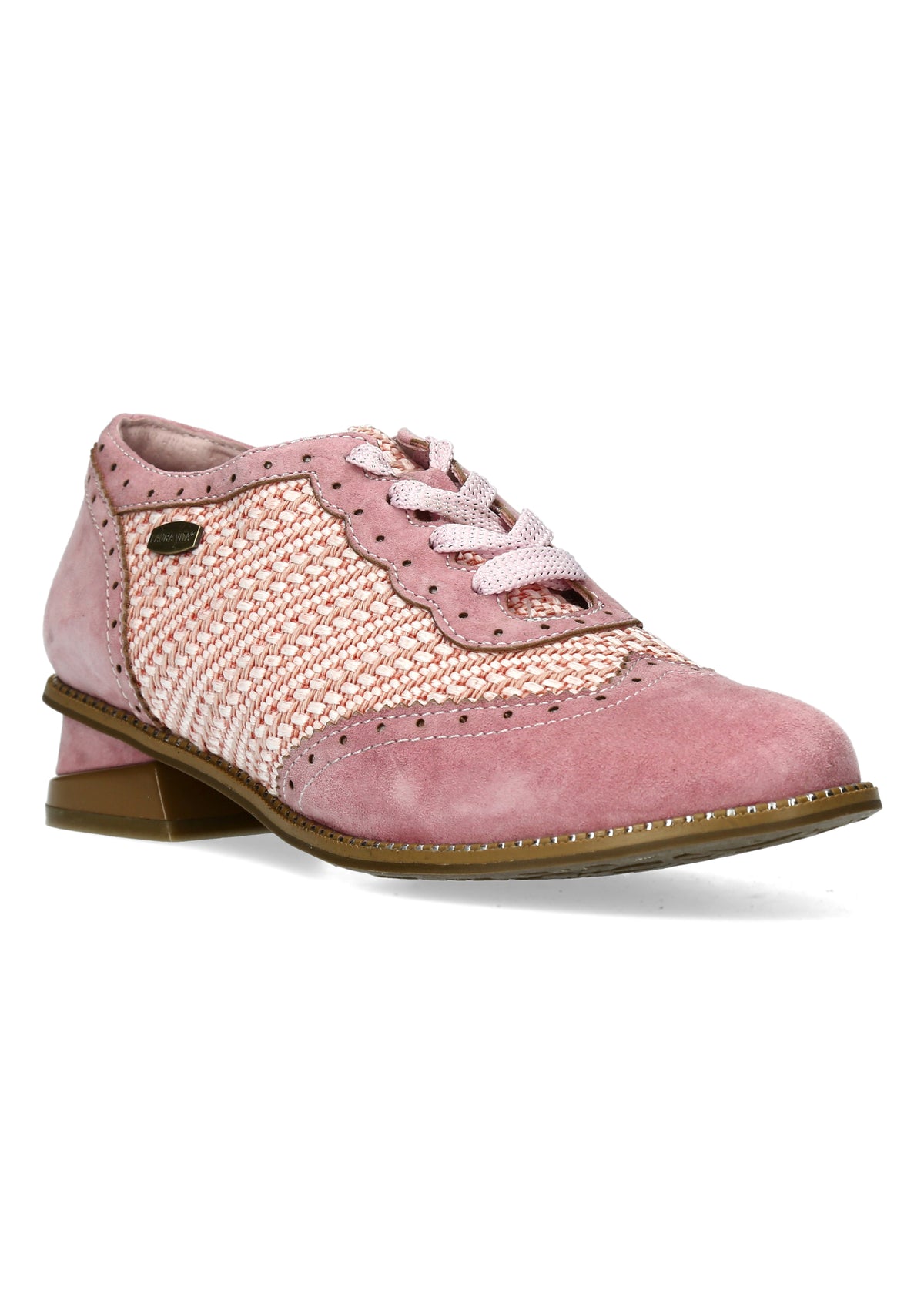 Walking shoes - Ibcihalo 18, rose-toned fabric and leather