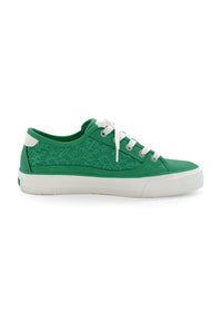 Lace sneakers - green, vegan