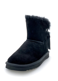Warm winter boots - black