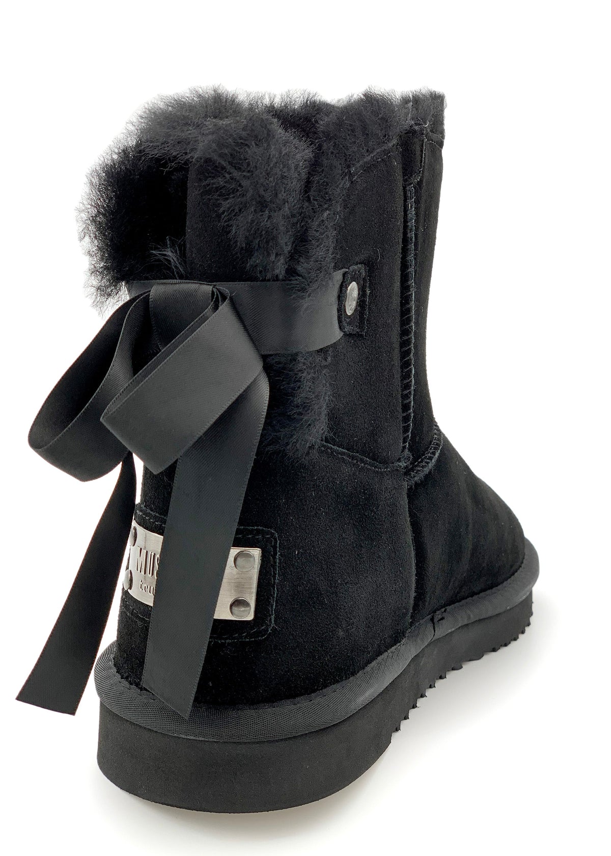 Warm winter boots - black