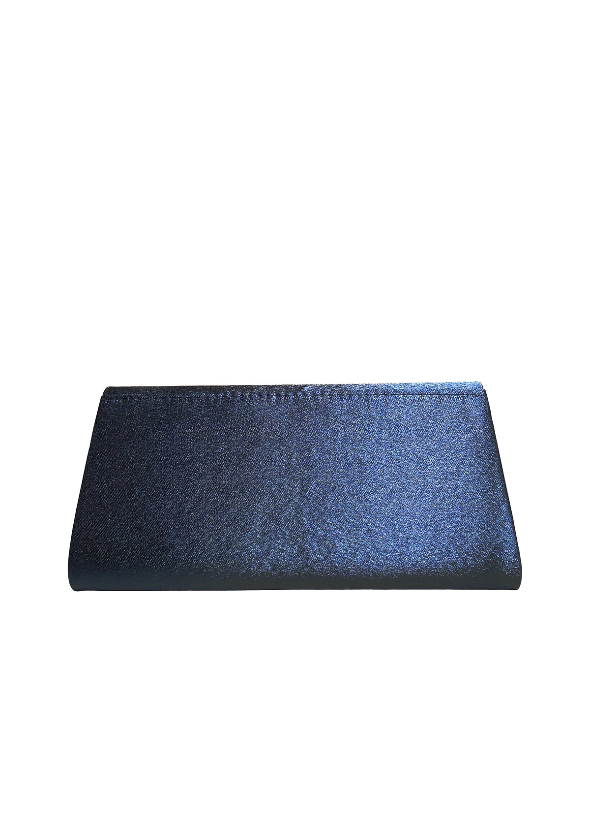 Women's Party Bag - Dark Blue Satin, Envelope Model