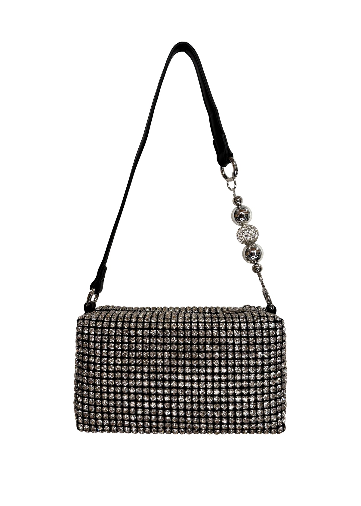 Women's Party Bag - Silver Diamonds