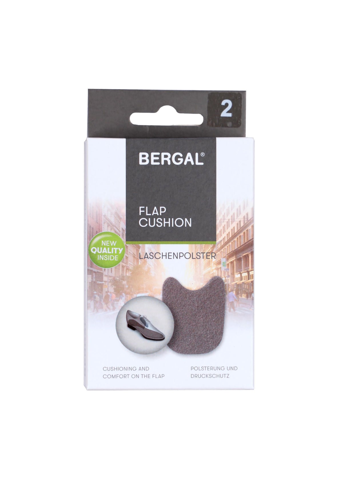 Bergal Flap Cushion - vaahtomuovipehmuste kenkien nauhoituksen alle