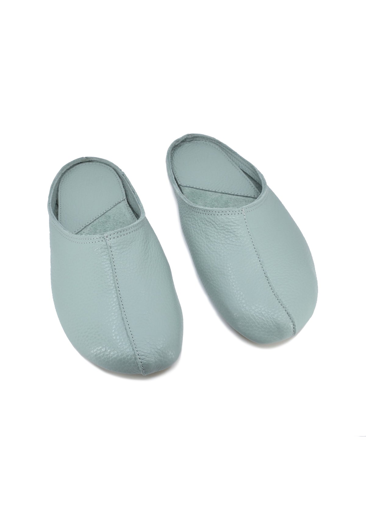 Sulbi-tohvelit - mintunvihreä nahka