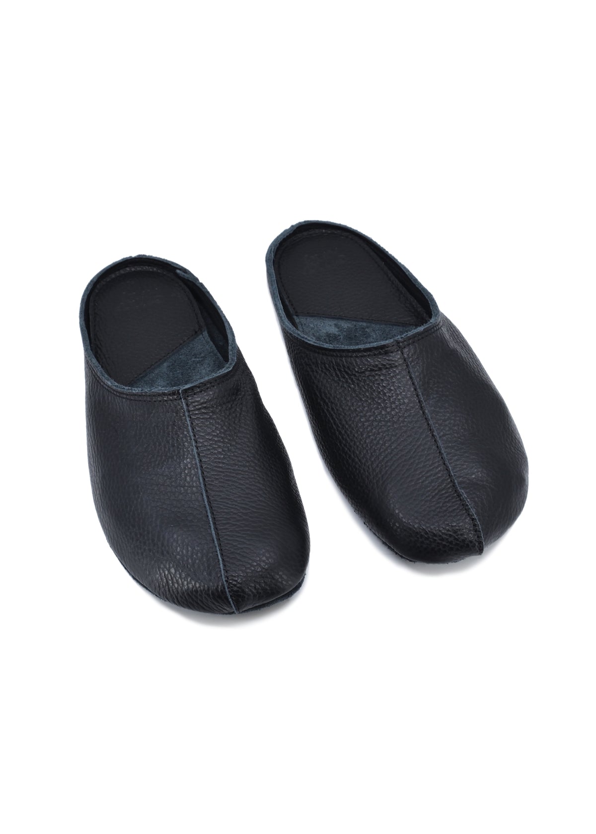 Sulbi-tohvelit - musta nahka