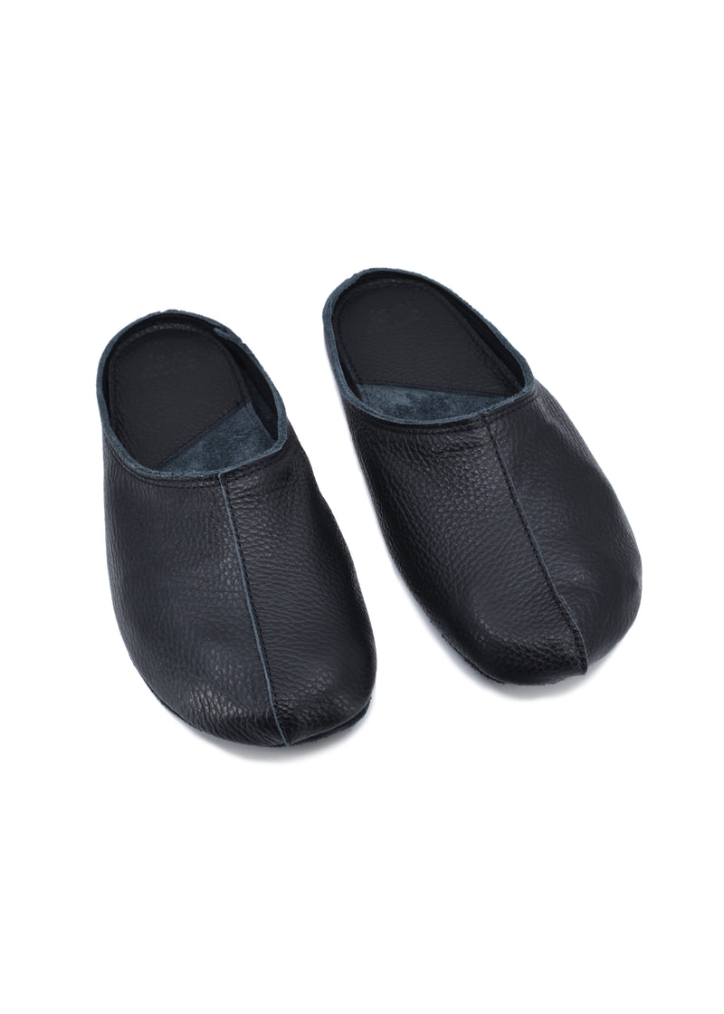 Sulbi-tohvelit - musta nahka