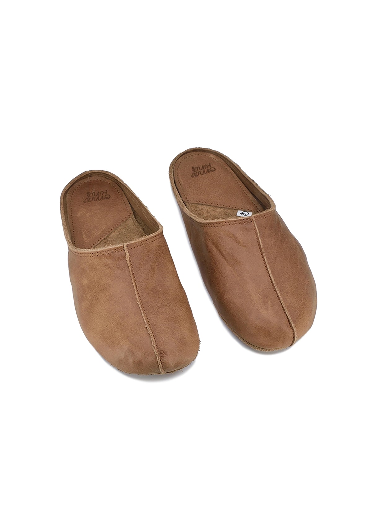 Sulbi-tohvelit - ruskea nahka