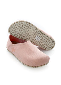 OTZ-kengät - vaaleanpunainen pellavakangas