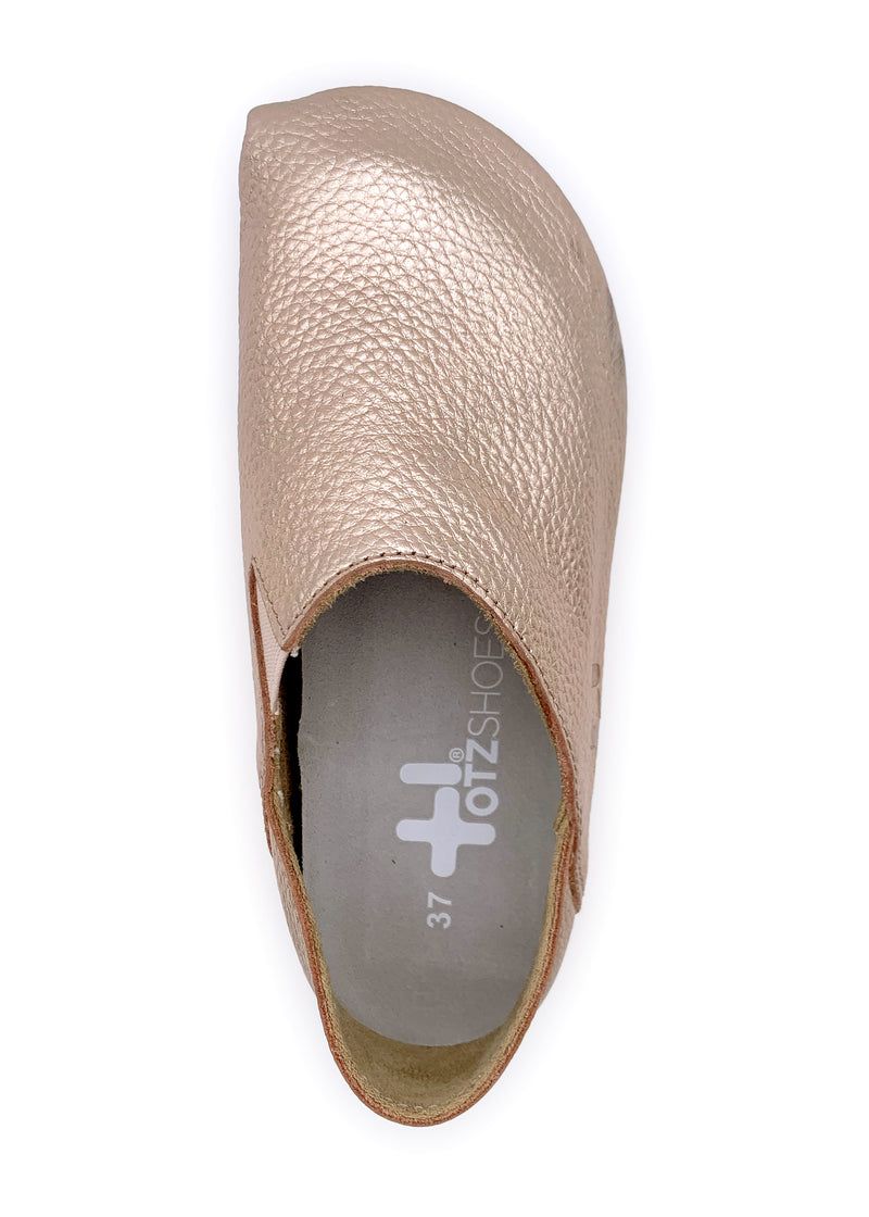 OTZ shoes - rose gold tone leather