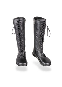 Barefoot Shoes, Lace Up Boots - Empire Black