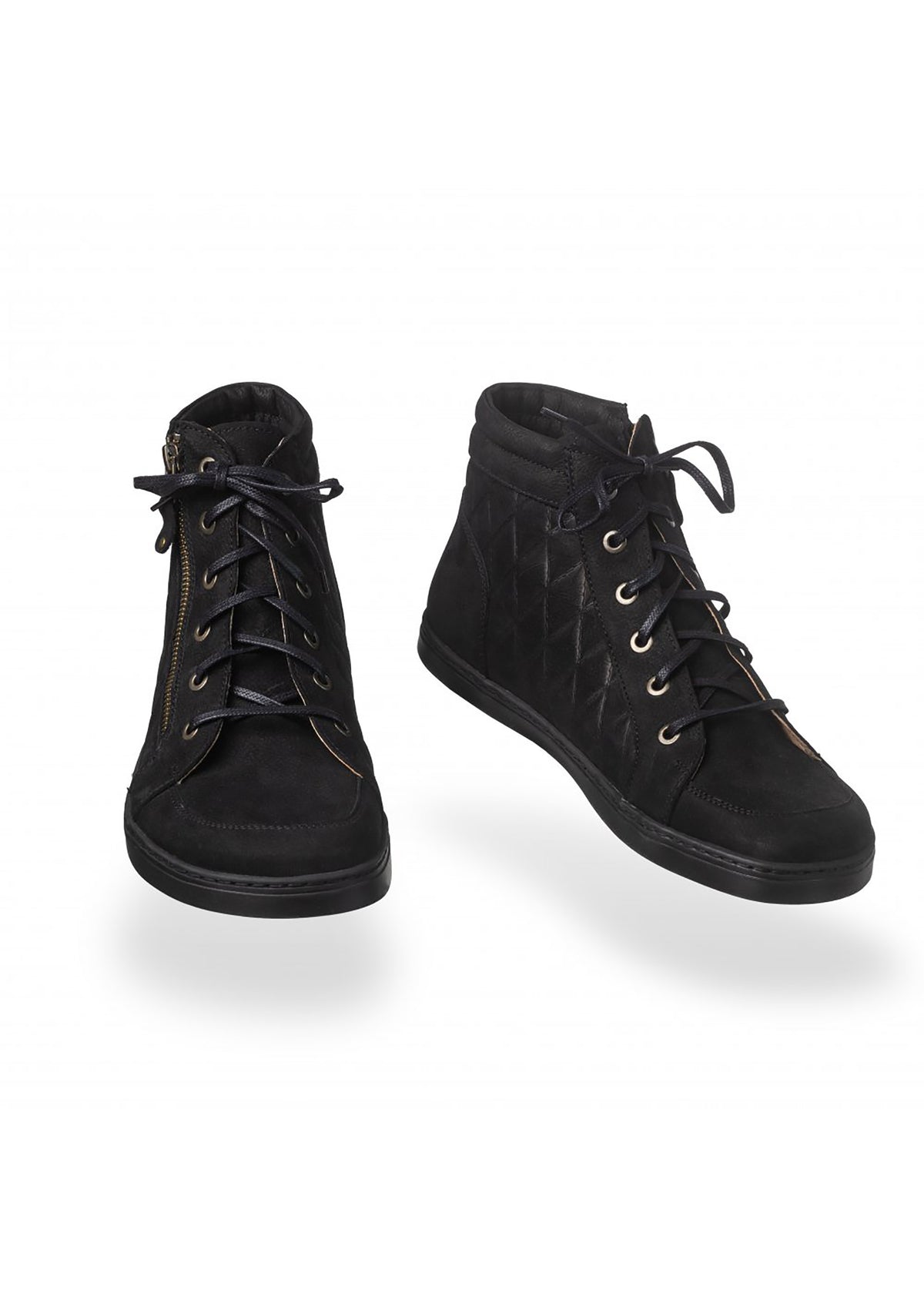 Barfotaskor, High top sneakers - Rex Coal, svart