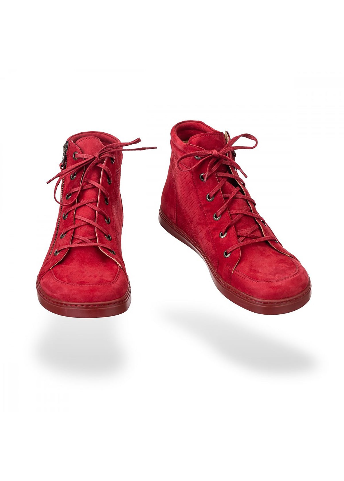 Barefoot shoes, High top sneakers - Rex Red