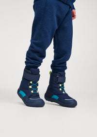 Lasten paljasjalkakengät - talvikengät, ReimaTec Talvella Kids, Navy