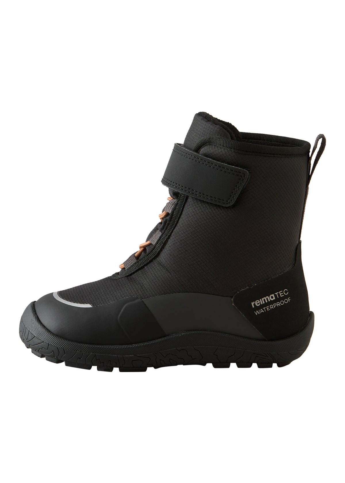 Lasten paljasjalkakengät - talvikengät, ReimaTec Talvella Kids, Black