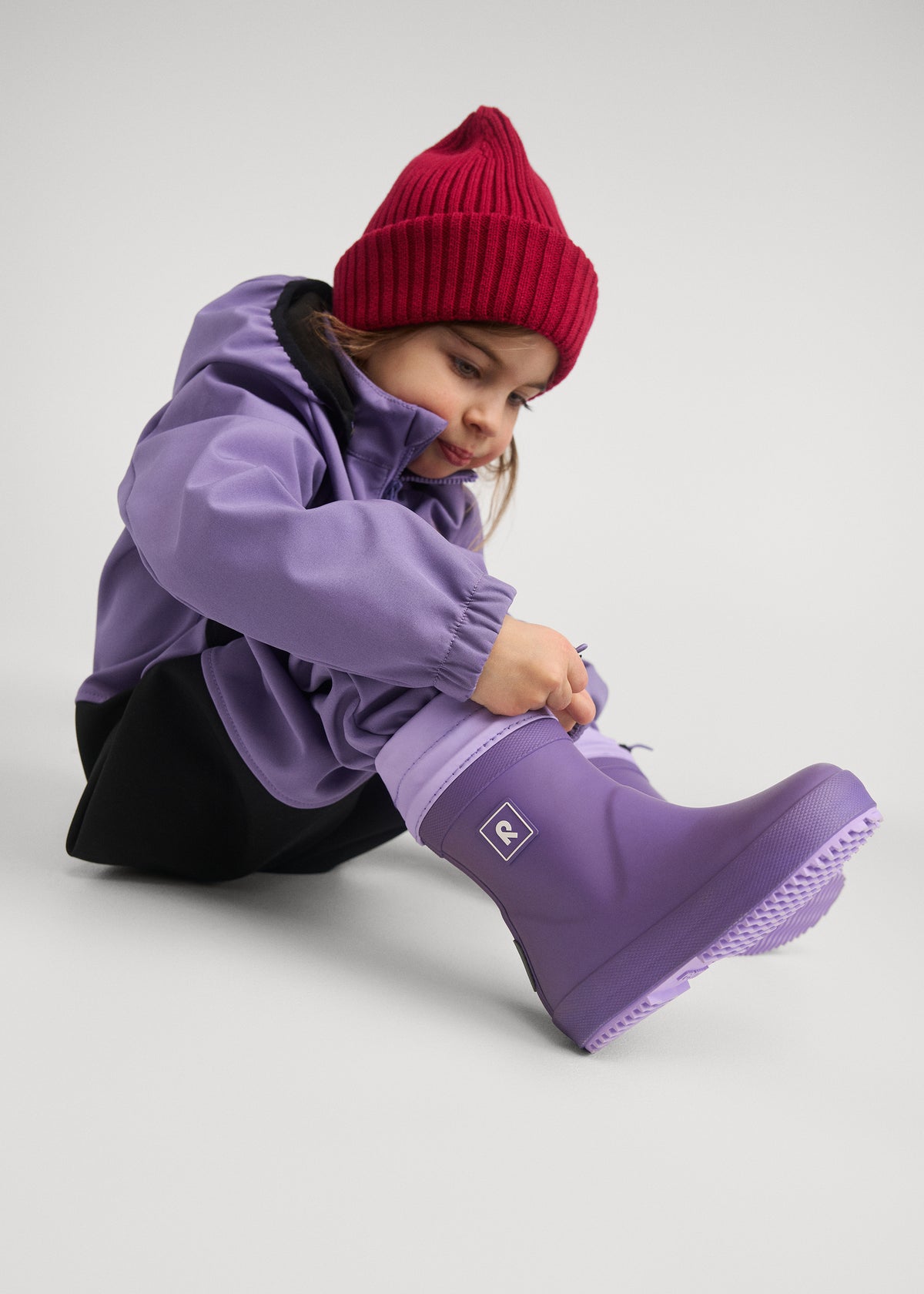 Lasten kumisaappaat lämpimällä vuorella - Thermo-Ankka, Misty Violet