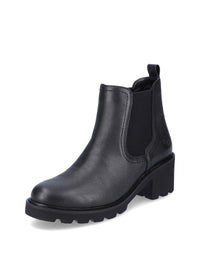 Chelsea ankle boots with a thick sole - black