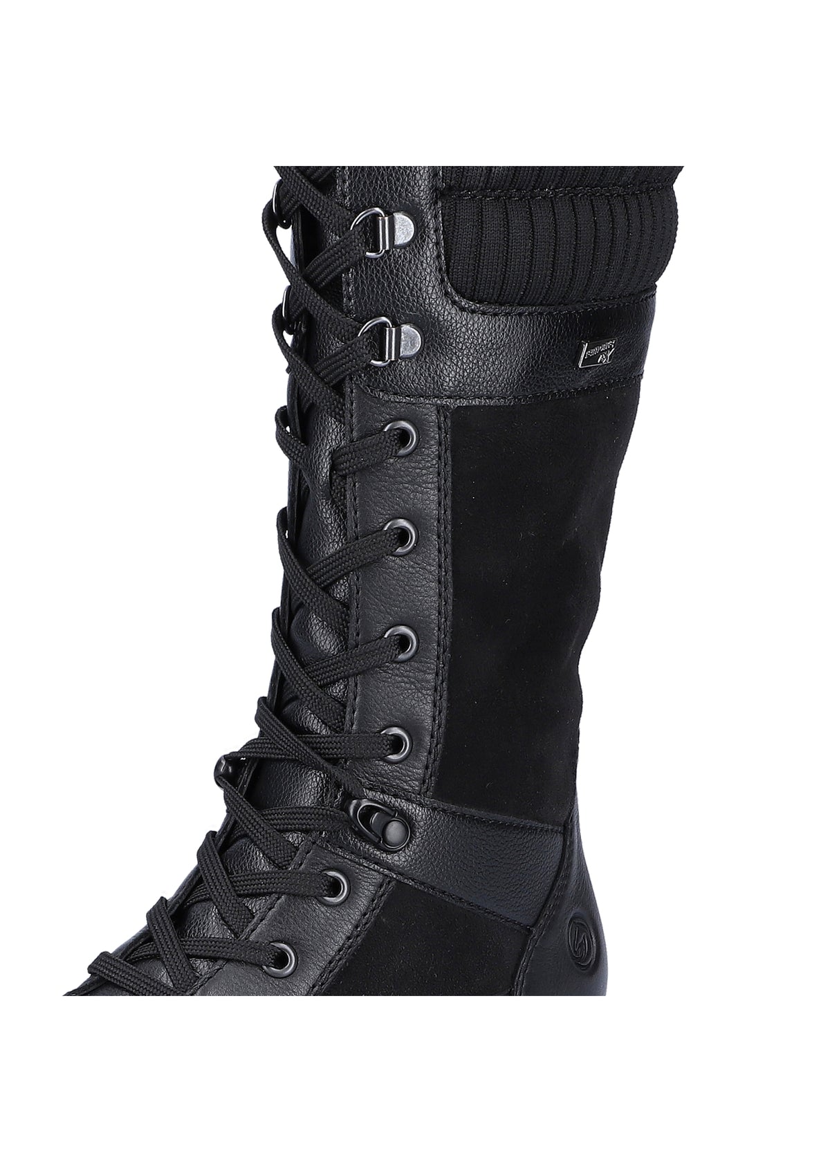 Winter boots with friction sole - black, Remonte-TEX