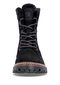 Varrelliset talvikengät kitkapohjalla - musta, Remonte-TEX