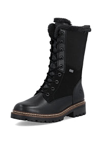 Winter shoes with friction sole - black, Remonte-TEX