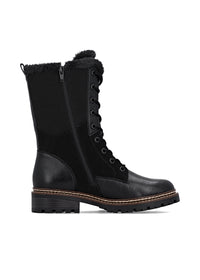 Winter shoes with friction sole - black, Remonte-TEX