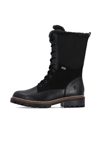 Winter shoes with friction sole - black, Remonte-TEX
