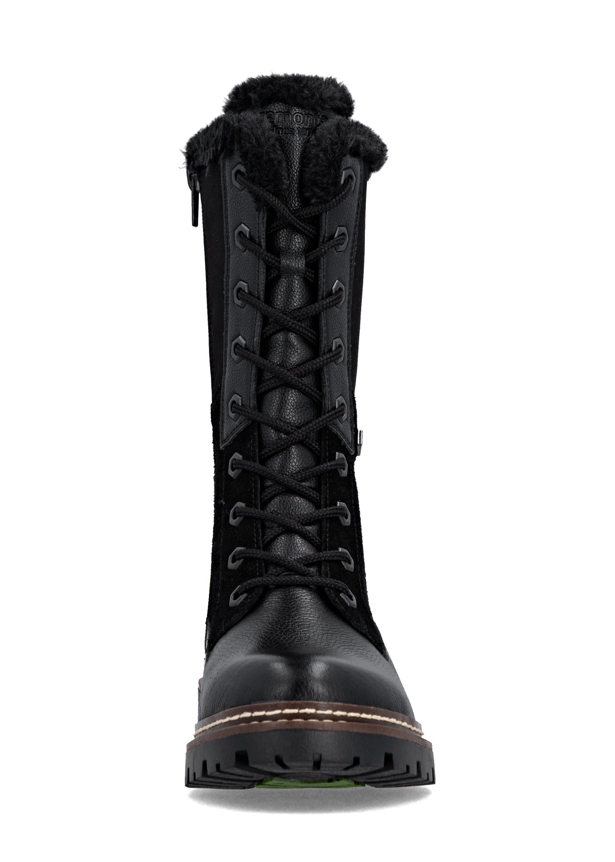 Winter shoes with friction sole - black, Remonte-TEX