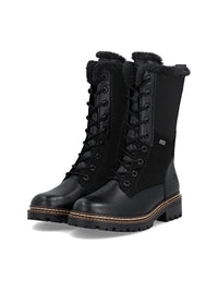 Winter shoes with friction sole - black, Remonte-TEX