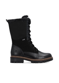 Winter shoes with friction sole - black, Remonte-TEX