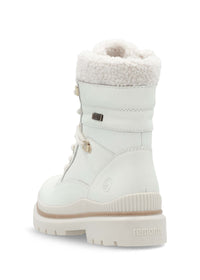 Winter ankle boots with friction sole - beige