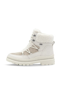 Winter ankle boots with friction sole - beige