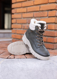 Winter boots - grey, Remonte-TEX