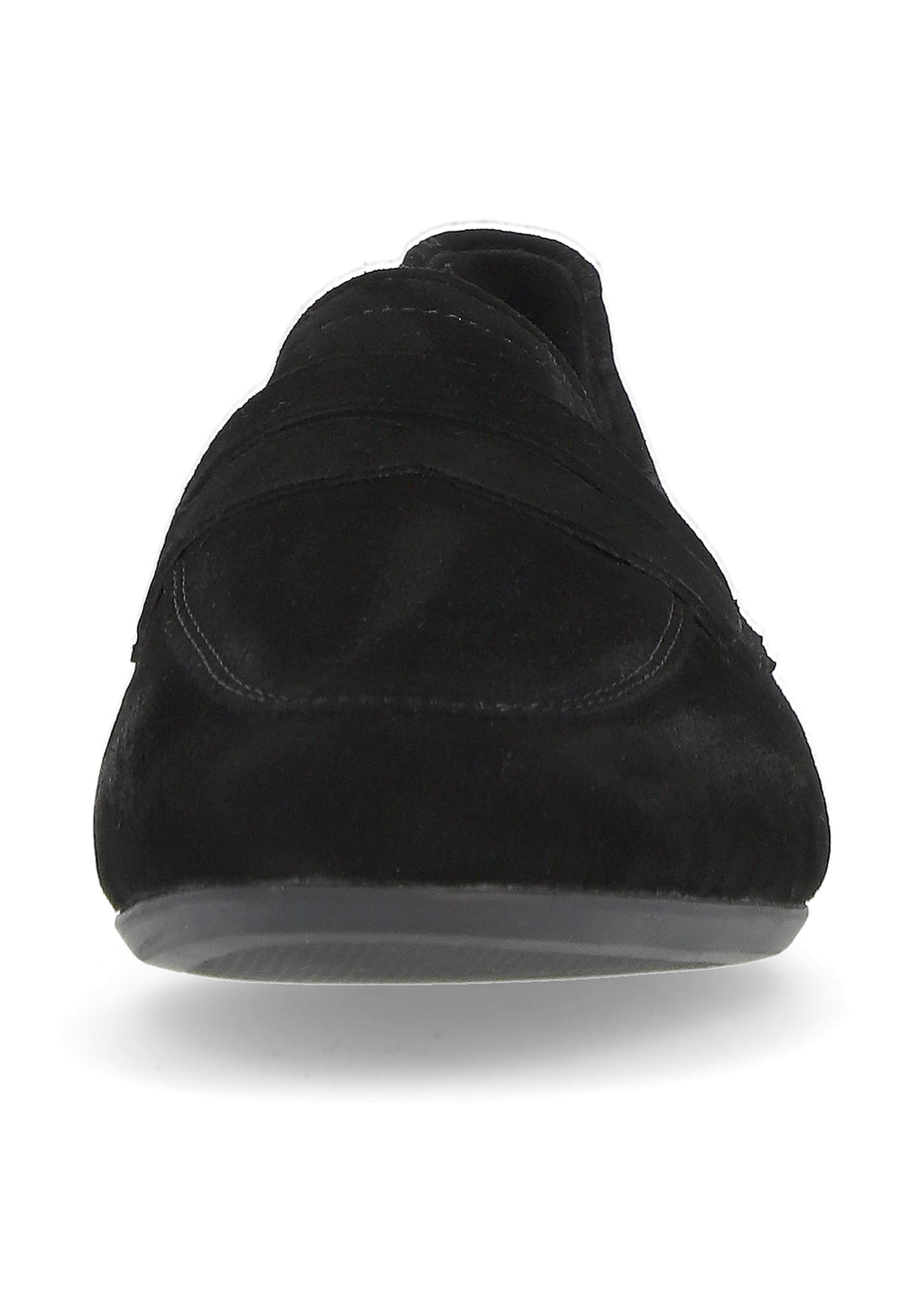 Loaferit - musta mokkanahka, loaferpanta koristeena