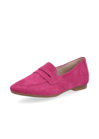 Loafers - rosa mocka, loaferrem som dekoration