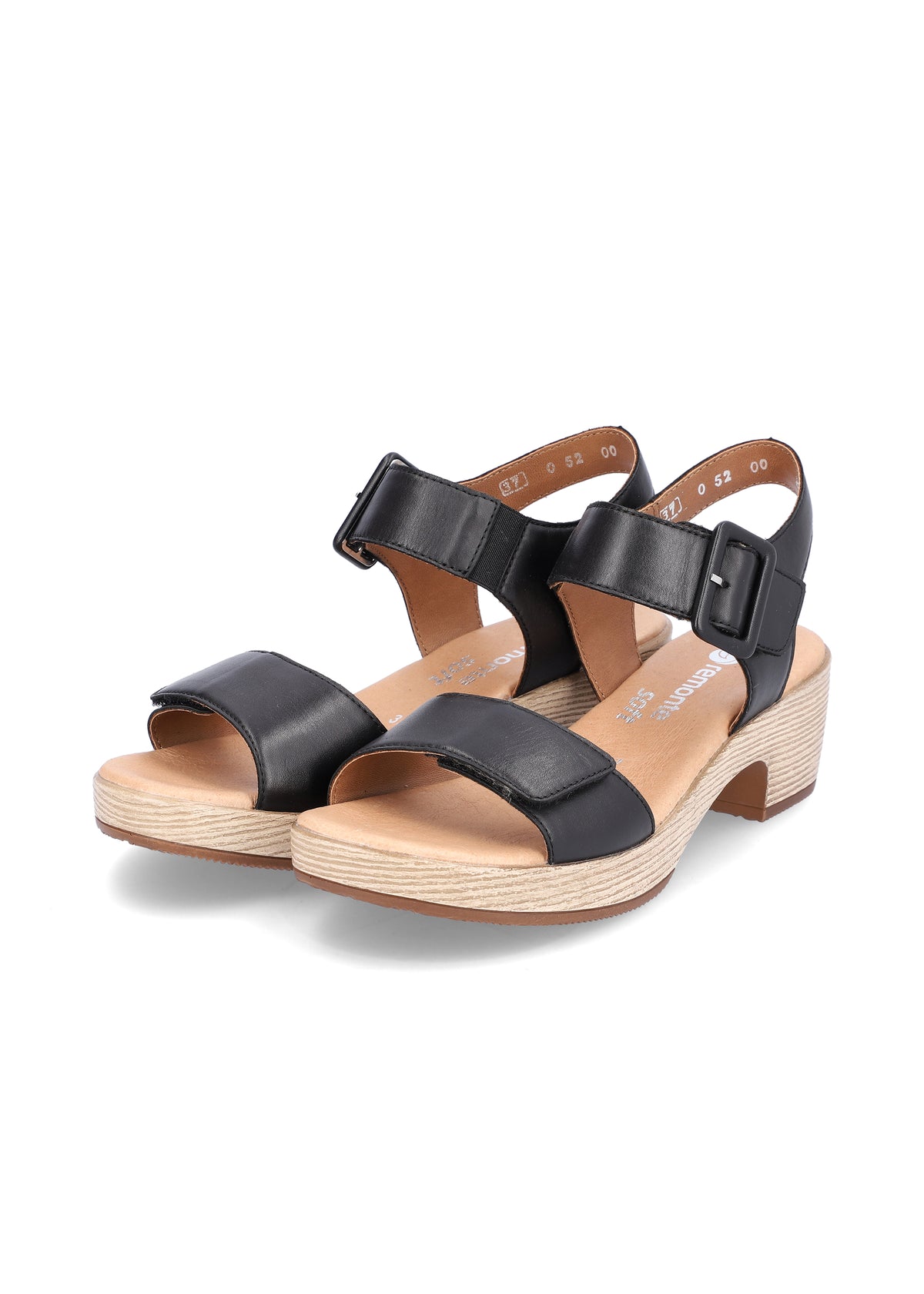 Sandals - black, clog-like sole