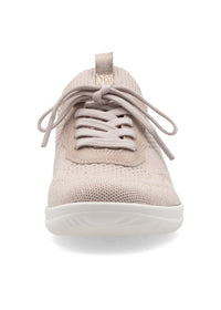 Sparkly rose gold knit sneakers