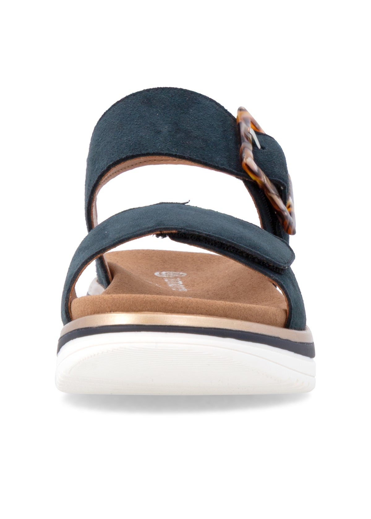 Sandaler med tjock sula - mörkblå, kardborreband